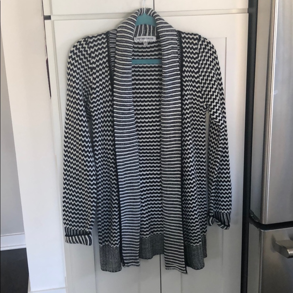 Black and white sweater worn once!
